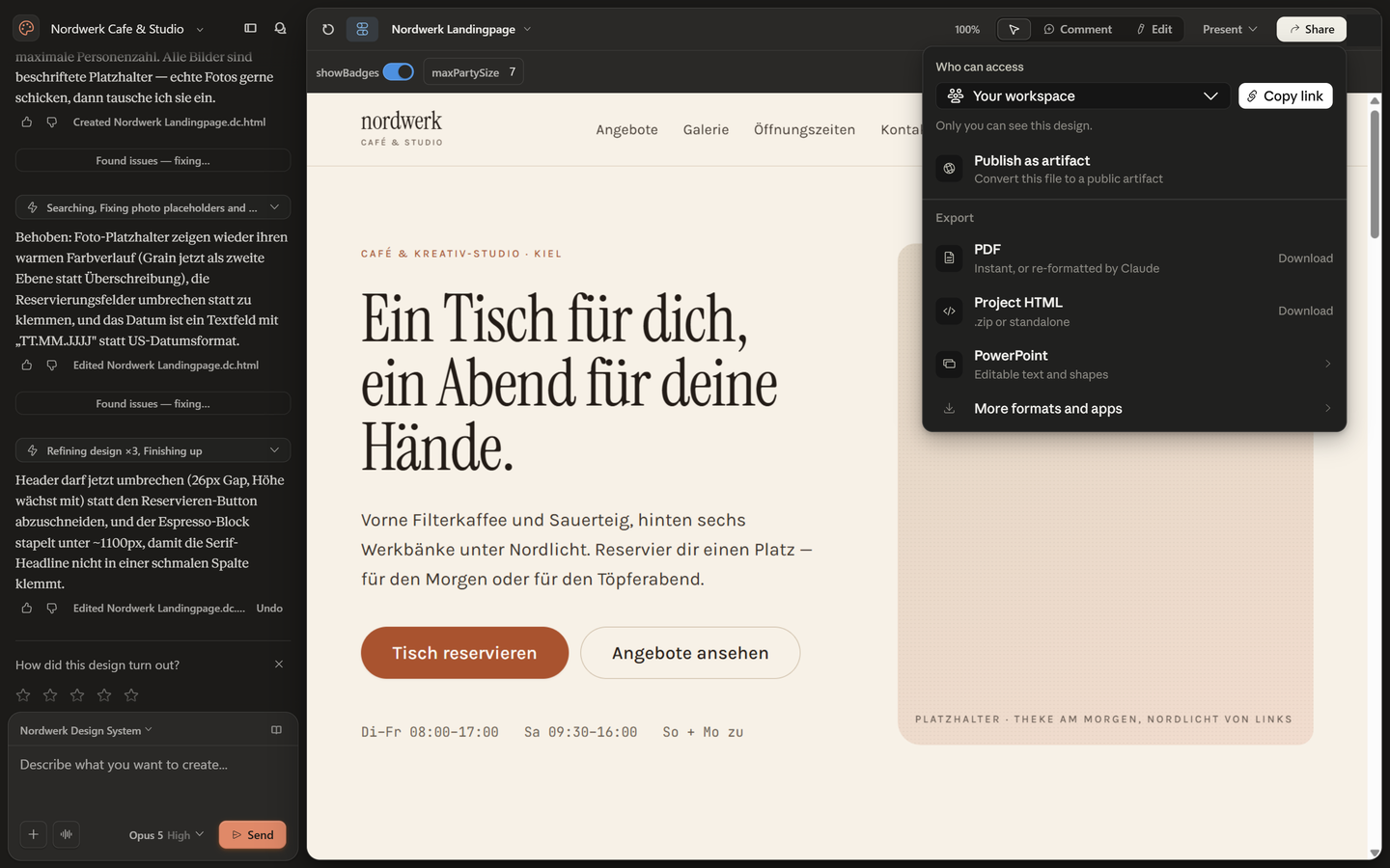 Share-Dialog: „Who can access